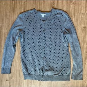 Polka dot cardigan